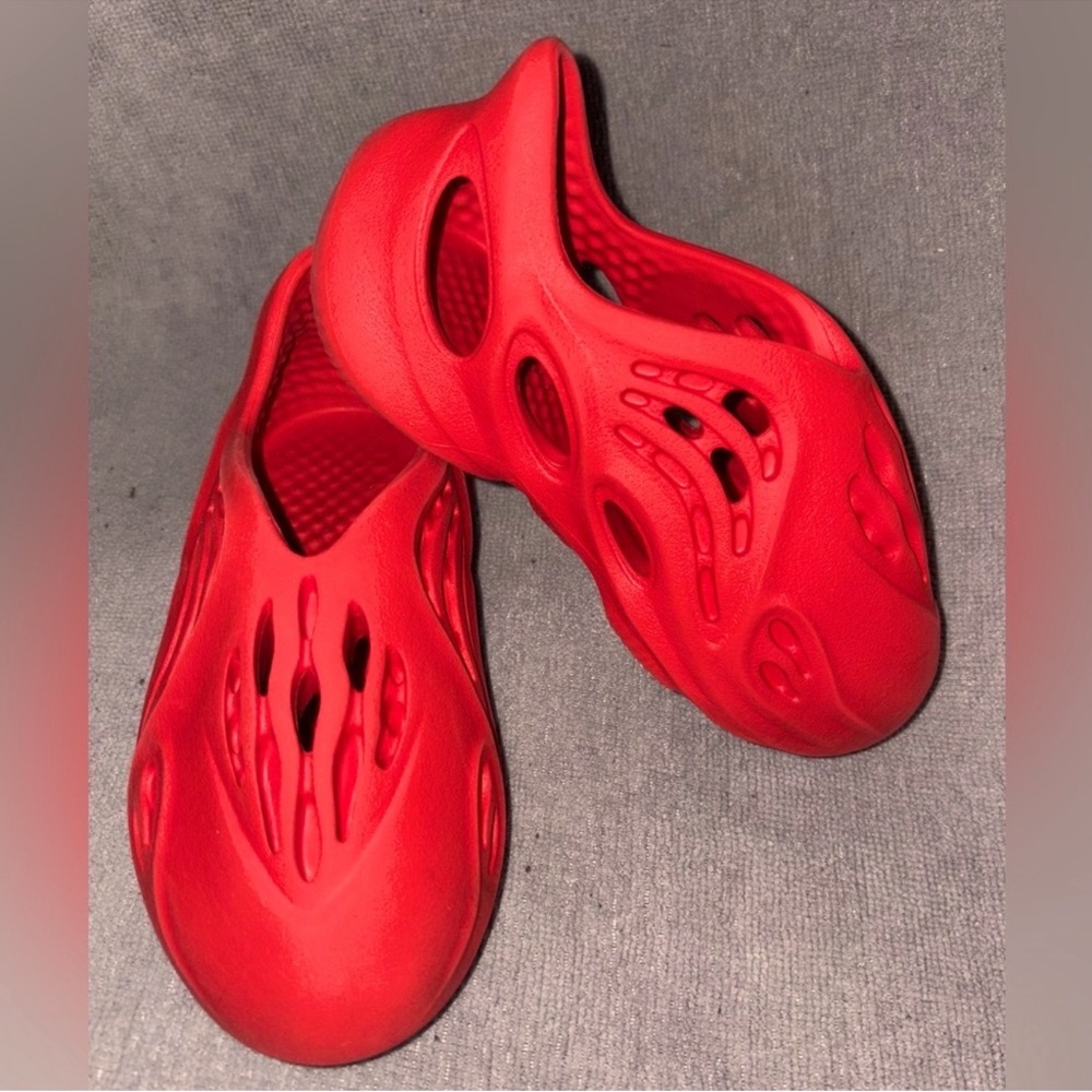 Kids Red Slip-On Shoes - Picture 2 of 5